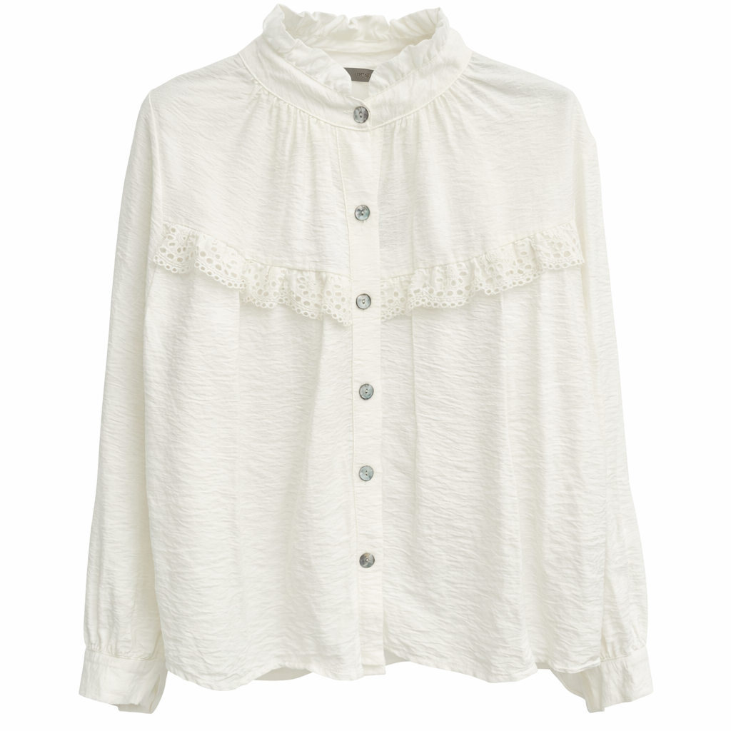 Camisa Romántica Fluida