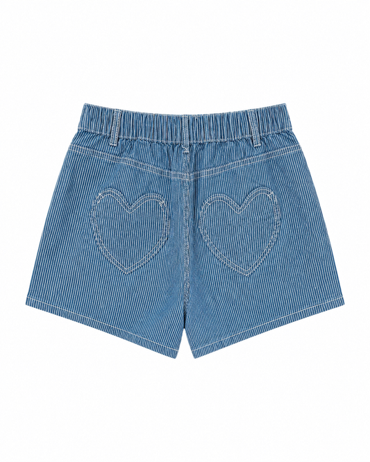 Short rayas azul