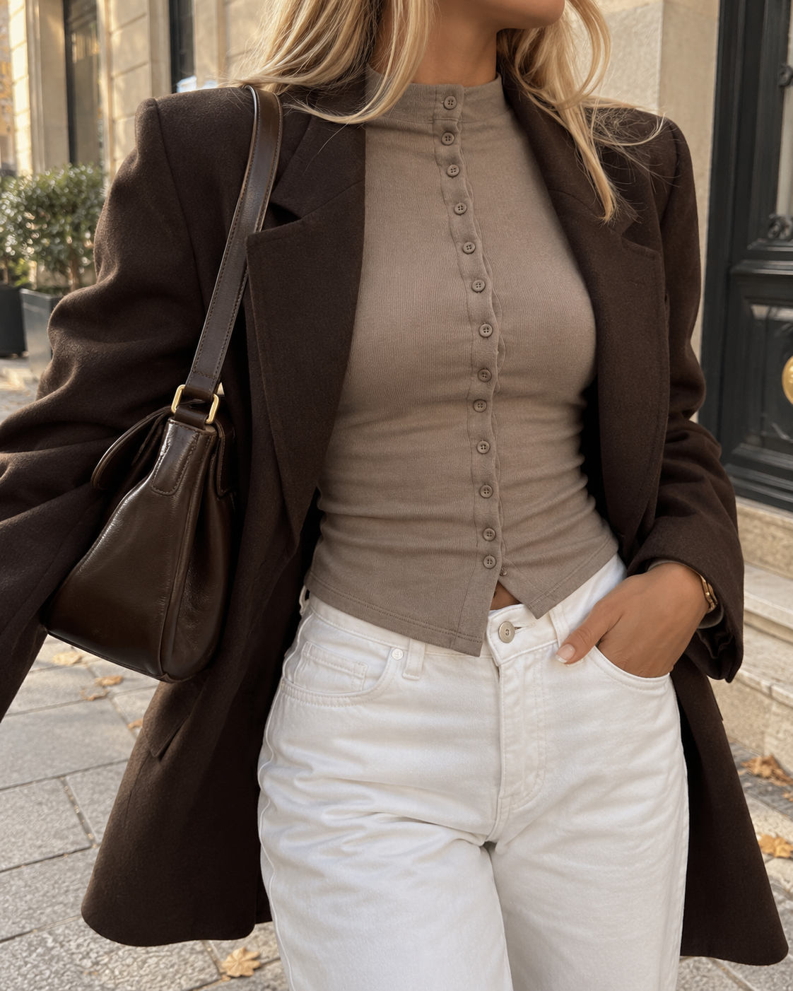 Chicago Buttoned Top