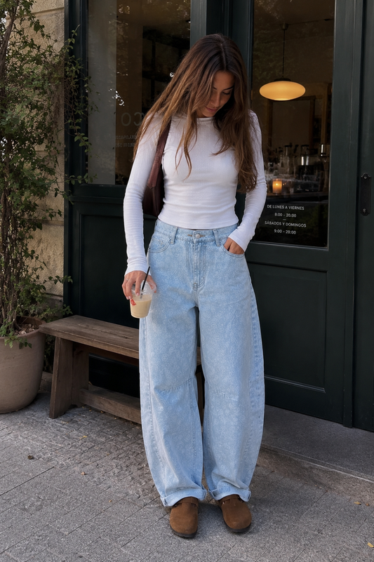 Paisley Barrel Jeans