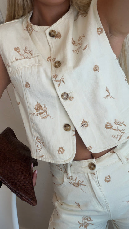 Set Denim Bordado