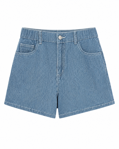 Short rayas azul