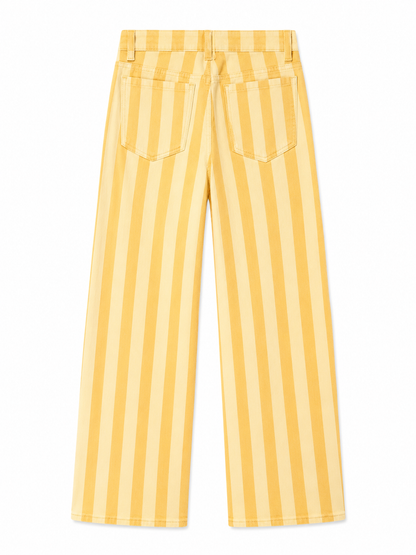 Pantalón Rayas Amarillo