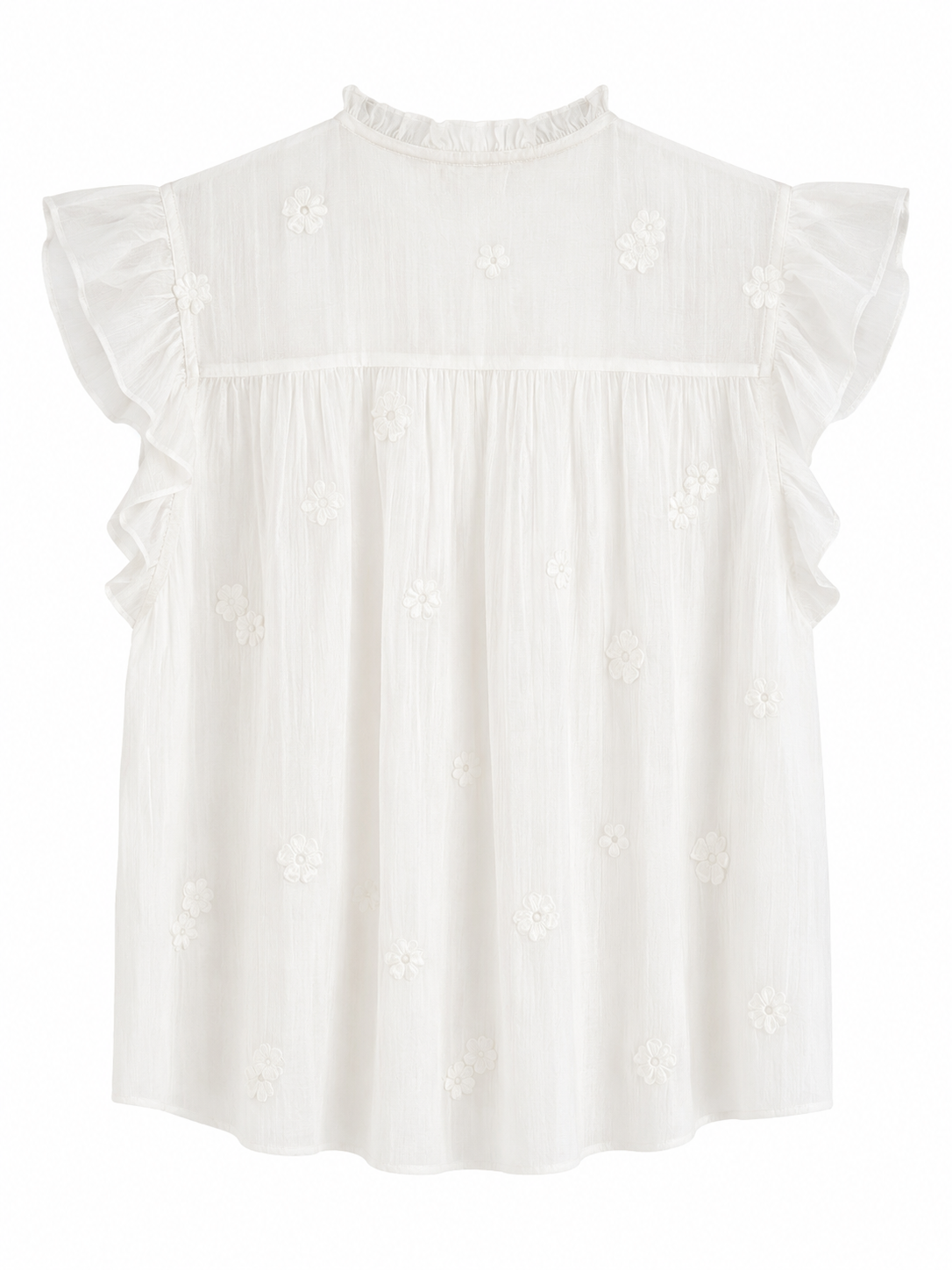 Camisa Botones Flores