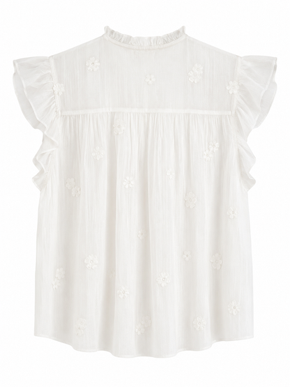 Camisa Botones Flores