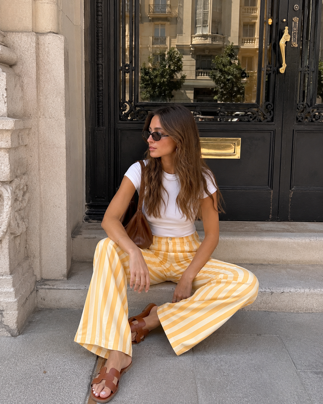 Pantalón Rayas Amarillo