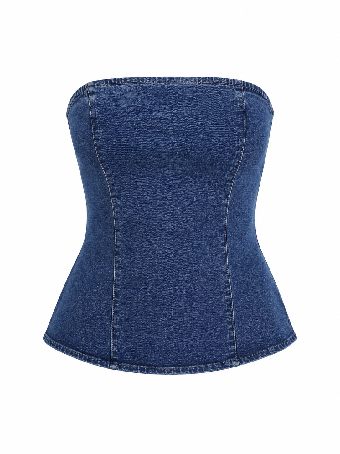 Top Bandeau Denim