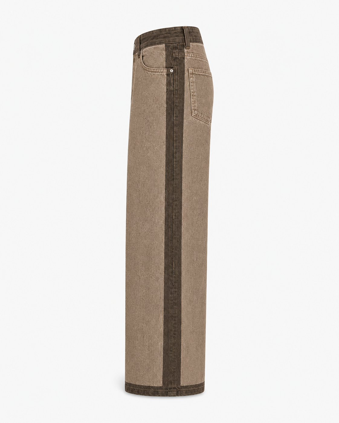 Jeans Wide Leg Moka