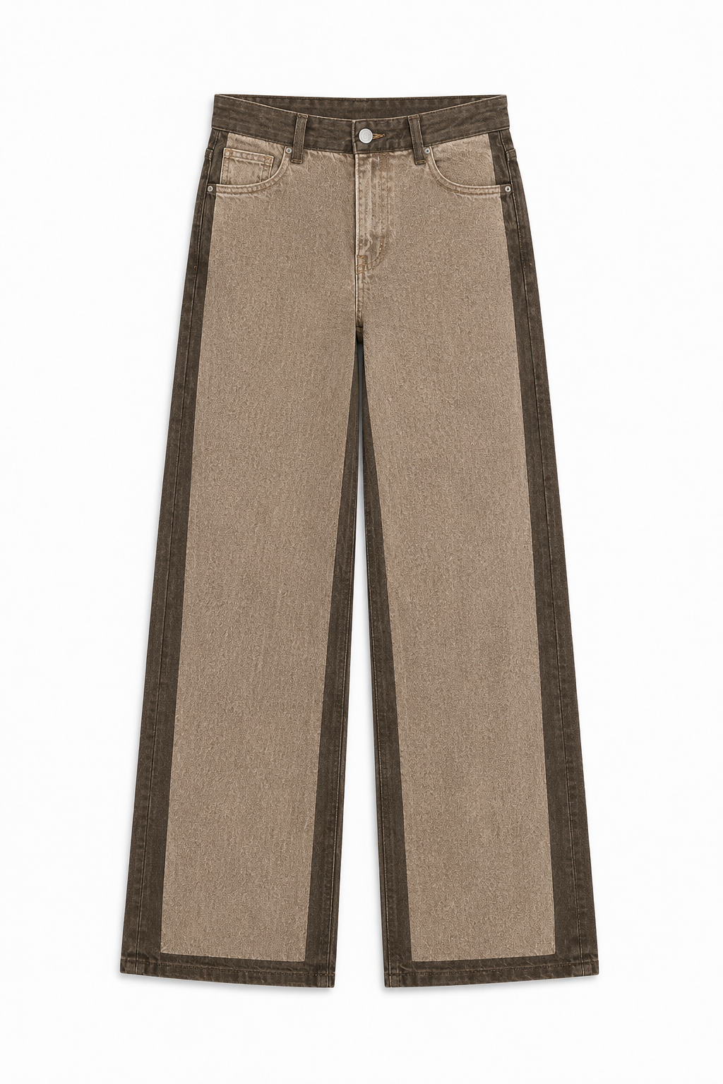 Jeans Wide Leg Moka