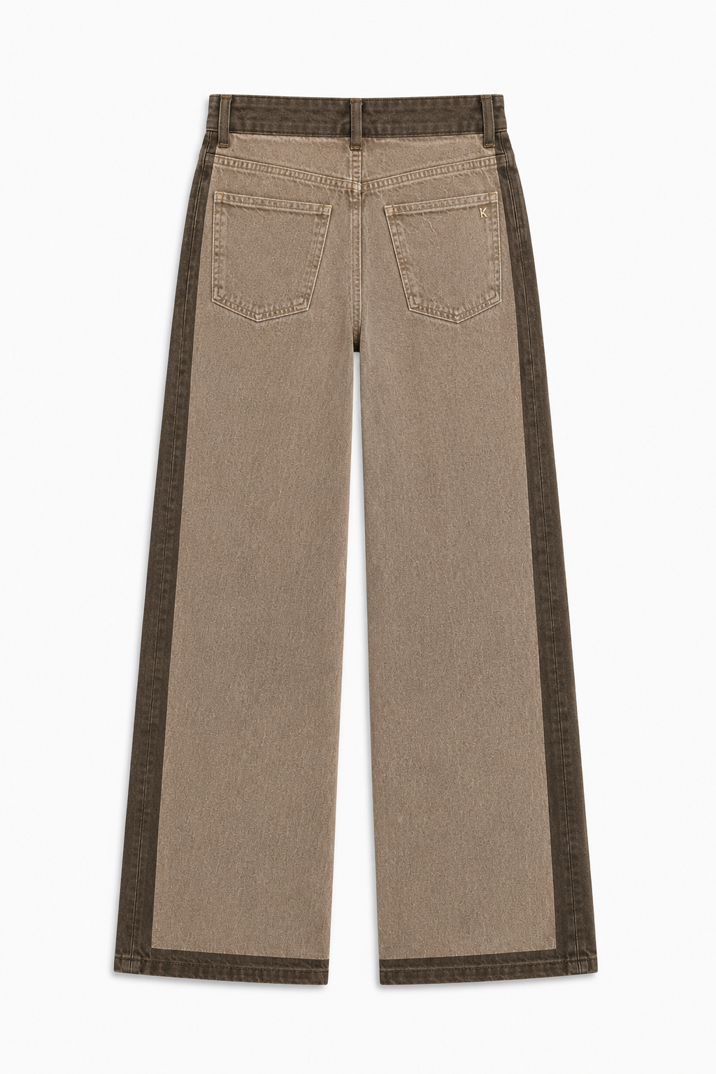 Jeans Wide Leg Moka