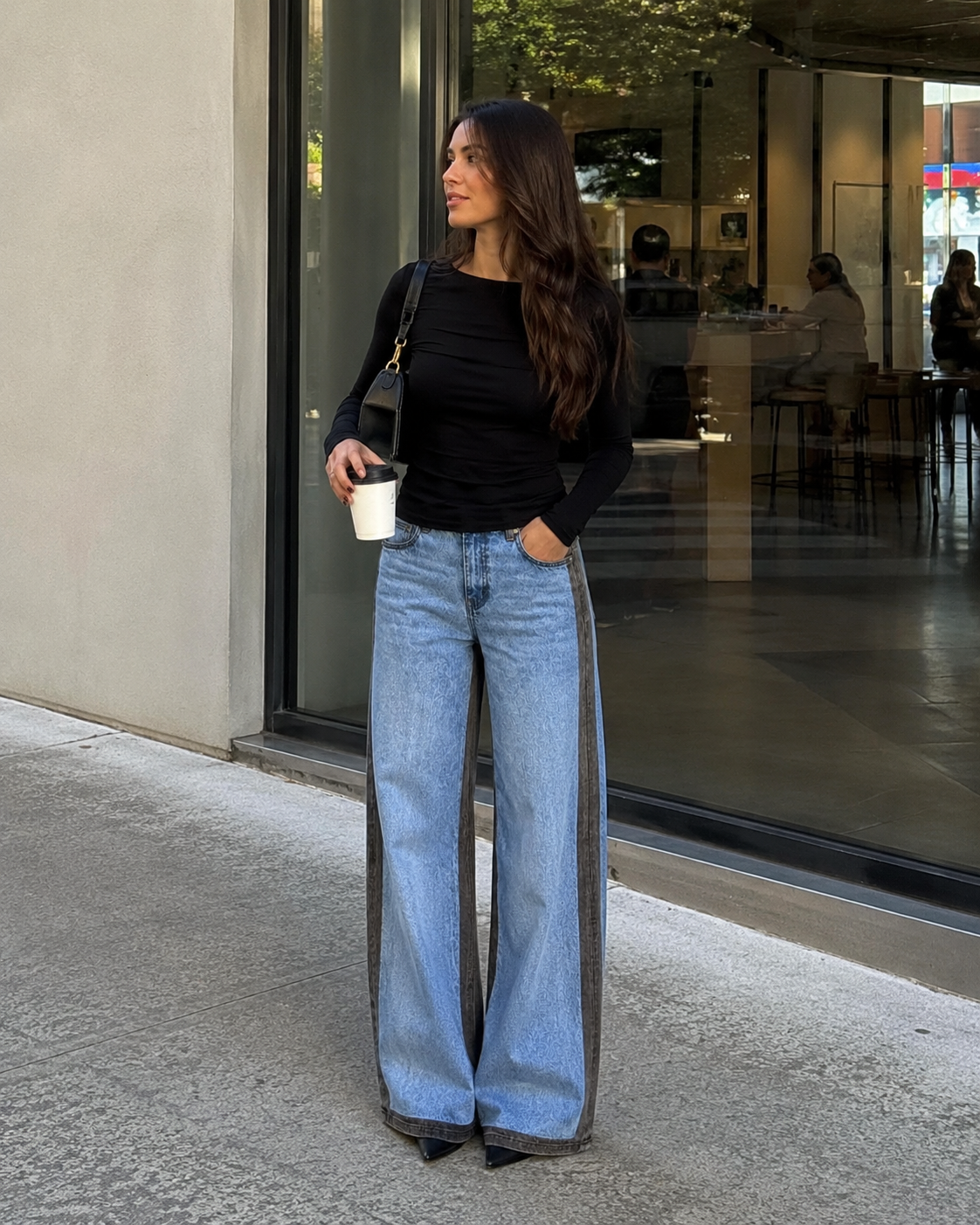 Jeans Wide Leg Blue