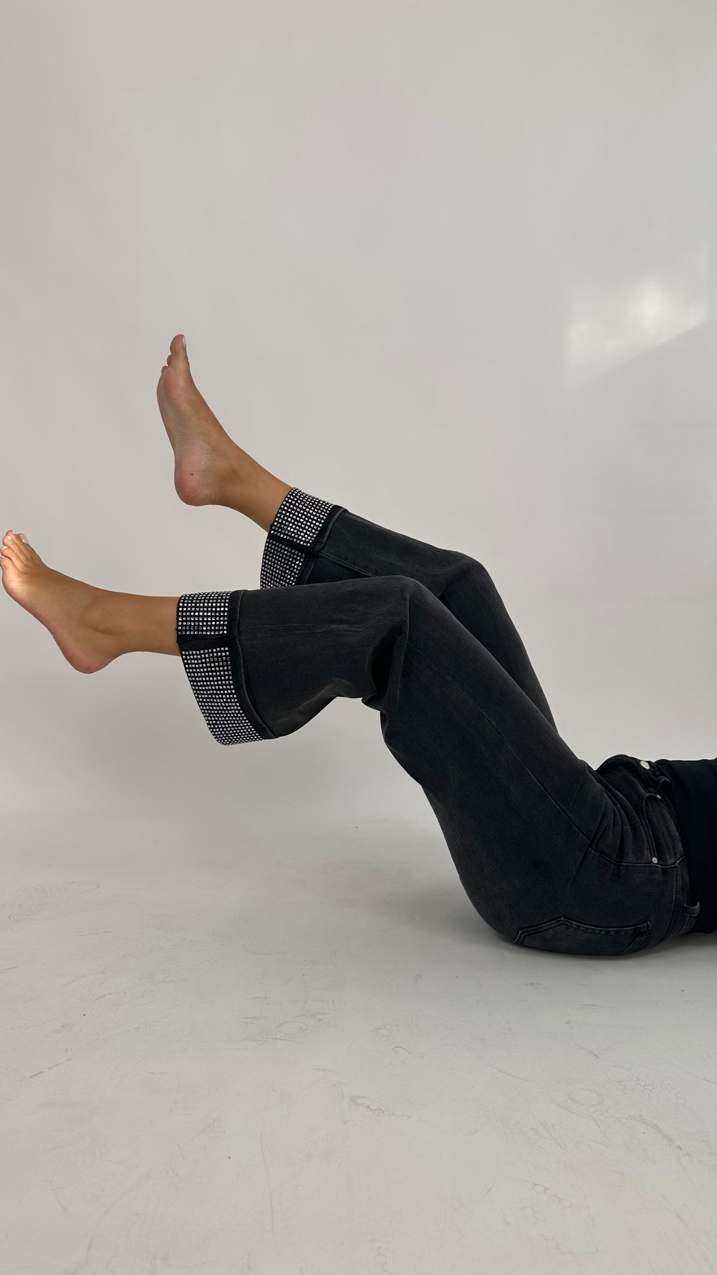 Pantalón negro Strass